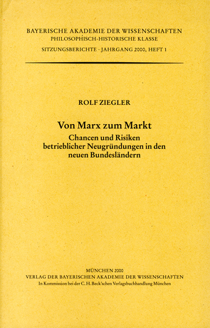 Von Marx zu Markt von Ziegler,  Rolf