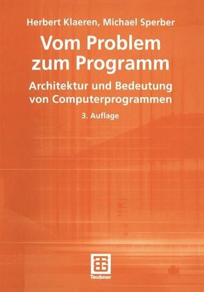 Von Problem zum Programm von Klaeren,  Herbert, Sperber,  Michael