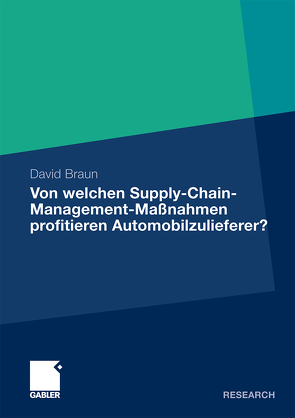 Von welchen Supply-Chain-Management-Maßnahmen profitieren Automobilzulieferer? von Braun,  David