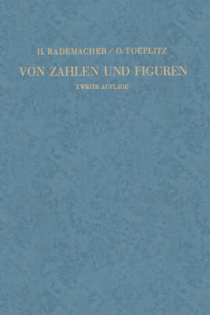 Von Zahlen und Figuren von Rademacher,  Hans, Toeplitz,  Otto