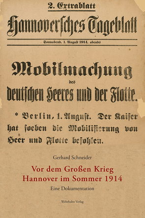 Vor dem Großen Krieg von Schneider,  Gerhard