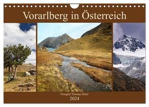 Vorarlberg in Österreich (Wandkalender 2024 DIN A4 quer), CALVENDO Monatskalender von Deter,  Thomas