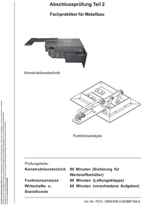 Vorbereitungsprüfung Theorie AP Teil 2 Fachpraktiker für Metallbau