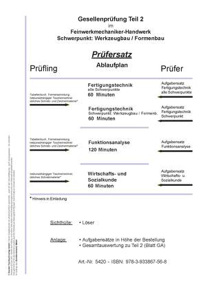 Vorbereitungsprüfung Theorie GP Teil 2 Feinwerkmechaniker Schwerpunkt Werkzeugbau/Formenbau