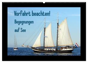 Vorfahrt beachten! – Begegnungen auf See (Wandkalender 2024 DIN A2 quer), CALVENDO Monatskalender von Stoerti-md,  Stoerti-md