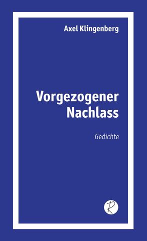 Vorgezogener Nachlass von Klingenberg,  Axel