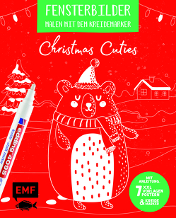 Vorlagenmappe Fensterbilder malen mit dem Kreidemarker – Christmas Cuties