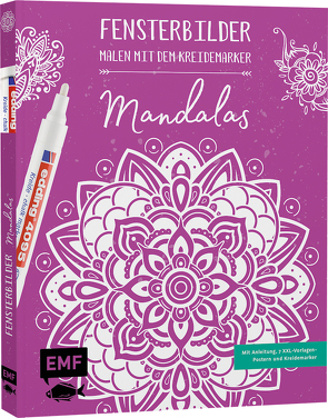 Vorlagenmappe Fensterbilder malen mit dem Kreidemarker – Mandalas