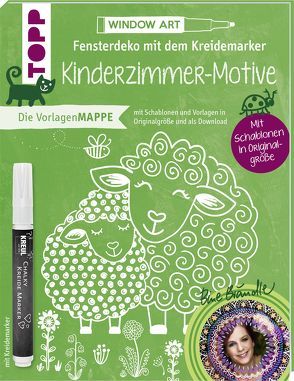 Vorlagenmappe Fensterdeko mit dem Kreidemarker – Kinderzimmer-Motive von Bine Brändle. Inkl. Kreidemarker von Kreul von Brändle,  Bine