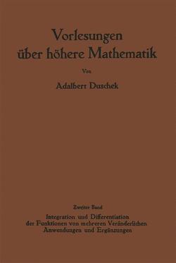 Vorlesungen über höhere Mathematik von Duschek,  Adalbert