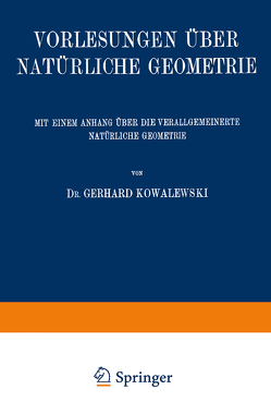 Vorlesungen über Natürliche Geometrie von Cesàro,  Ernesto