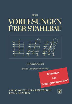 Vorlesungen über Stahlbau von Roik,  Karlheinz