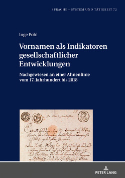 Vornamen als Indikatoren gesellschaftlicher Entwicklungen von Pohl,  Inge