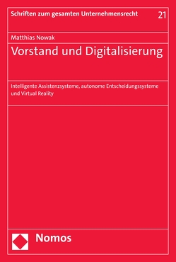 Vorstand und Digitalisierung von Nowak,  Matthias