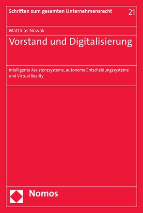 Vorstand und Digitalisierung von Nowak,  Matthias