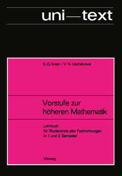 Vorstufe zur höheren Mathematik von Krejn,  Selim G., Uschakowa,  V.N.