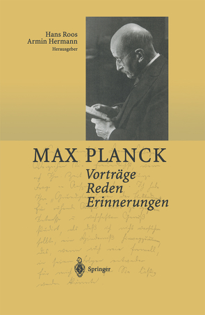 Vorträge Reden Erinnerungen von Hermann,  Armin, Planck,  Max, Roos,  Hans