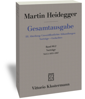 Vorträge von Heidegger,  Martin, Neumann,  Günther