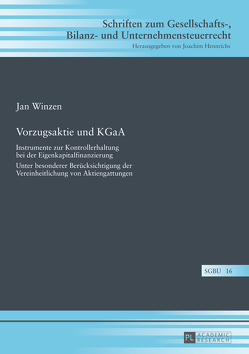 Vorzugsaktie und KGaA von Winzen,  Jan