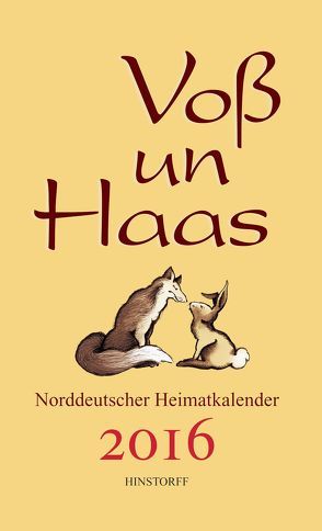 Voß un Haas 2016 von Brun,  Hartmut