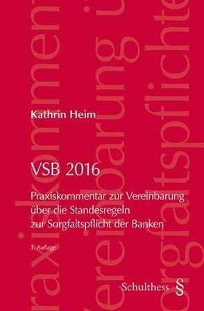 VSB 2016 von Heim,  Kathrin