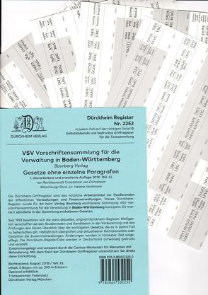 DürckheimRegister® VSV BADEN-WÜRTTEMBERG (2019), BOORBERG Verlag von Dürckheim,  Constantin, Heckmann,  Helena