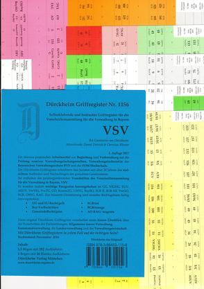 DürckheimRegister® VSV Verwaltungsfachwirt/in-Ausbildung für dieVorschriftensammlung für die Verwaltung in Bayern, VSV 2016/2017 von Dürckheim,  Constantin