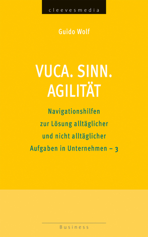 VUCA. SINN. AGILITÄT von Wolf,  Guido