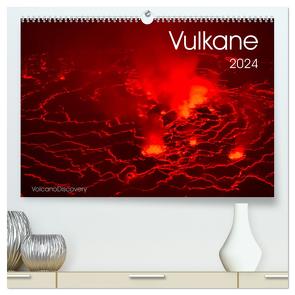 Vulkane 2024 (hochwertiger Premium Wandkalender 2024 DIN A2 quer), Kunstdruck in Hochglanz von VolcanoDiscovery,  VolcanoDiscovery