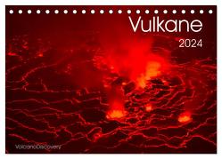 Vulkane 2024 (Tischkalender 2024 DIN A5 quer), CALVENDO Monatskalender von VolcanoDiscovery,  VolcanoDiscovery