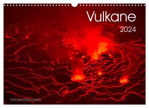 Vulkane 2024 (Wandkalender 2024 DIN A3 quer), CALVENDO Monatskalender von VolcanoDiscovery,  VolcanoDiscovery