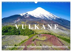 VULKANE: Atemberaubende Vulkanlandschaften Südamerikas (Wandkalender 2024 DIN A3 quer), CALVENDO Monatskalender von Kurz,  Michael