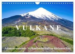 VULKANE: Atemberaubende Vulkanlandschaften Südamerikas (Wandkalender 2024 DIN A4 quer), CALVENDO Monatskalender von Kurz,  Michael