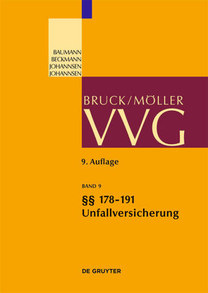 VVG / §§ 178-191; Allgemeine Unfallversicherungsbedingungen 2008 von Leverenz,  Kent