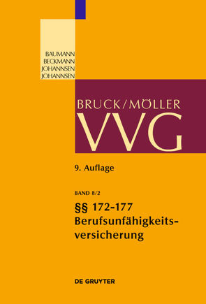 VVG / Berufsunfähigkeitsversicherung §§ 172-177 von Baumann,  Frank