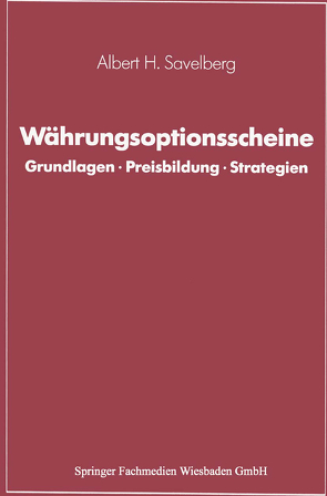 Währungsoptionsscheine von Savelberg,  Albert H.