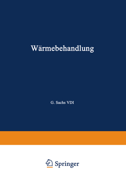 Wärmebehandlung von Kußmann,  A.