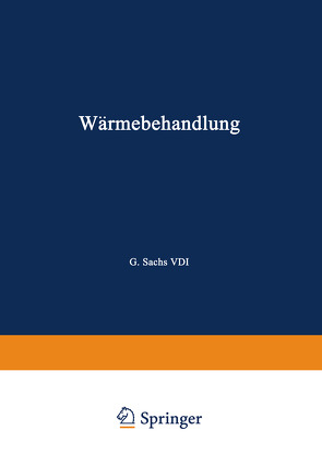 Wärmebehandlung von Kußmann,  A.