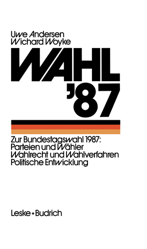 Wahl ’87 von Andersen,  Uwe, Woyke,  Wichard