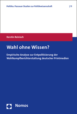 Wahl ohne Wissen? von Reinisch,  Kerstin