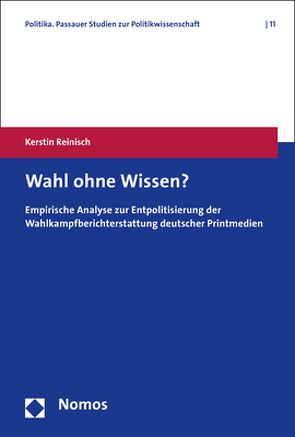 Wahl ohne Wissen? von Reinisch,  Kerstin