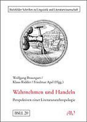 Wahrnehmen und Handeln von Apel,  Friedmar, Braungart,  Wolfgang, Ridder,  Klaus