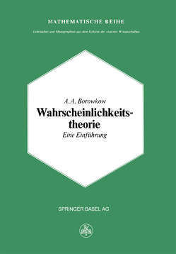 Wahrscheinlichkeitstheorie von Borowkow,  A.A.