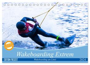 Wakeboarding Extrem (Tischkalender 2024 DIN A5 quer), CALVENDO Monatskalender von Heiligenstein,  Marc