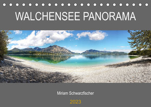 Walchensee Panorama (Tischkalender 2023 DIN A5 quer) von Schwarzfischer,  Miriam