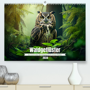 Waldgeflüster – ein kunstvoller Spaziergang durch unsere Wälder (hochwertiger Premium Wandkalender 2024 DIN A2 quer), Kunstdruck in Hochglanz von Vartzbed,  Klaus