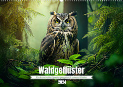 Waldgeflüster – ein kunstvoller Spaziergang durch unsere Wälder (Wandkalender 2024 DIN A2 quer), CALVENDO Monatskalender von Vartzbed,  Klaus