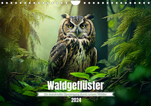 Waldgeflüster – ein kunstvoller Spaziergang durch unsere Wälder (Wandkalender 2024 DIN A4 quer), CALVENDO Monatskalender von Vartzbed,  Klaus