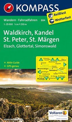 KOMPASS Wanderkarte Waldkirch, Kandel, St.Peter, St. Märgen von KOMPASS-Karten GmbH