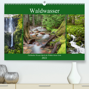 Waldwasser (Premium, hochwertiger DIN A2 Wandkalender 2021, Kunstdruck in Hochglanz) von Klinder,  Thomas